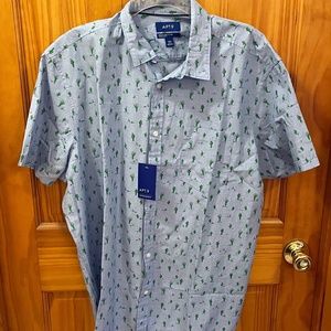 New Apt 9 UNTuckit style Cactus SS shirt XXL